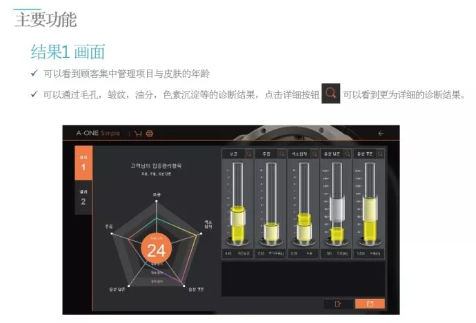A-one Smart 面部诊断系统